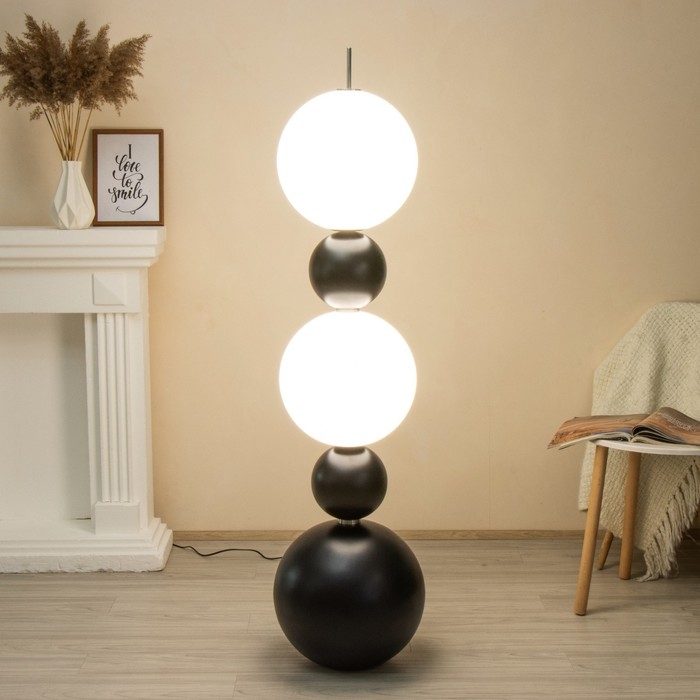 Торшер "Балби " LED 18Вт 4000К черный 40х40х158см