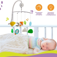 Мобиль музыкальный на кроватку &laquo;Лисенок&raquo;, заводной, мягкие игрушки, Крошка Я