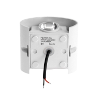 Светильник фасадный «Полусфера», FSD-075, 2 Вт, 3000К, 1 луч, IP65, 220 В, пластик, белый Светильник фасадный «Полусфера», FSD-075, 2 Вт, 3000К, 1 луч, IP65, 220 В, пластик, белый