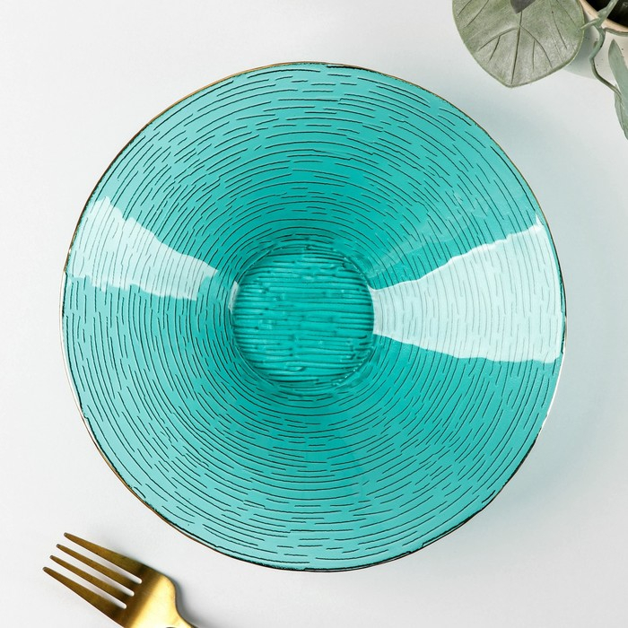 Салатник стеклянный &laquo;Фьюжн&raquo;, 600 мл, 20,5&times;5,5 см