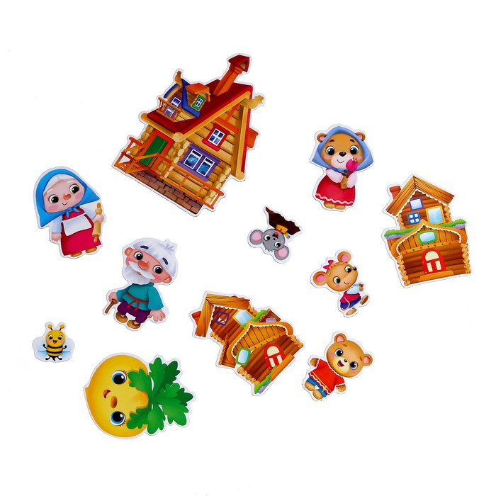 Магнитная книжка-игрушка «Сказки», 8 стр. Магнитная книжка-игрушка «Сказки», 8 стр.