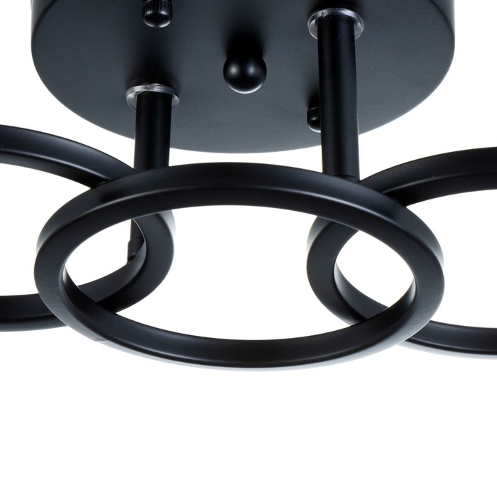 Люстра "Айрис" 2хЕ27 40Вт чёрный 42х15х23 см BayerLux