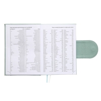 Ежедневник недатированный A5, 160 листов, deVENTE.Contea, твёрдая обложка из искусственной кожи с поролоном, блок 70 г/м2, бирюзовый