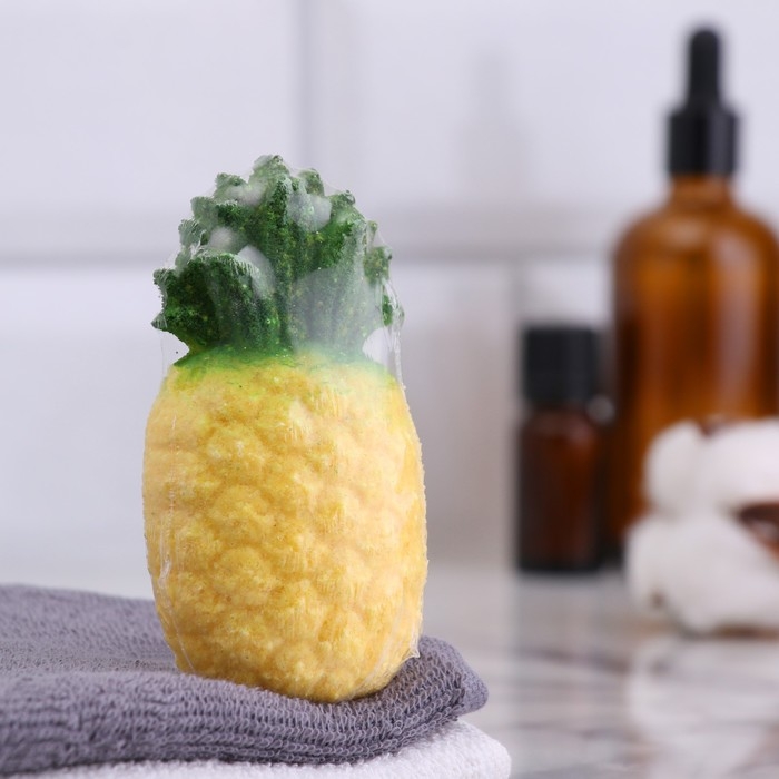 Бомбочка для ванны Бомбочка для ванны "Ананас - Цитрус" 80 г