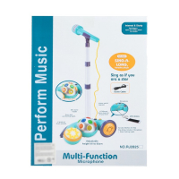 Микрофон на стойке &laquo;Волшебство&raquo;, с диско-шаром, аудио-кабелем, MP3