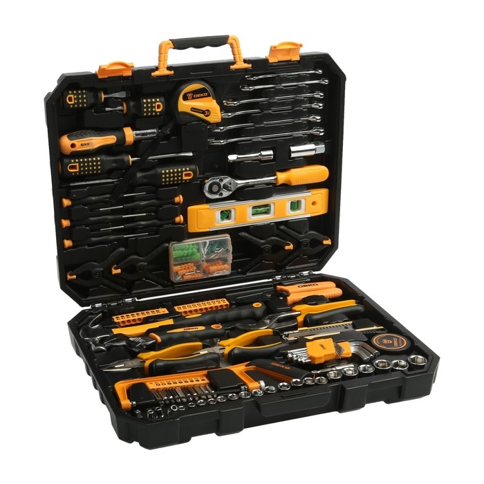 Набор инструментов универсальный для дома DEKO DKMT168, 168 предметов Набор инструментов универсальный для дома DEKO DKMT168, 168 предметов