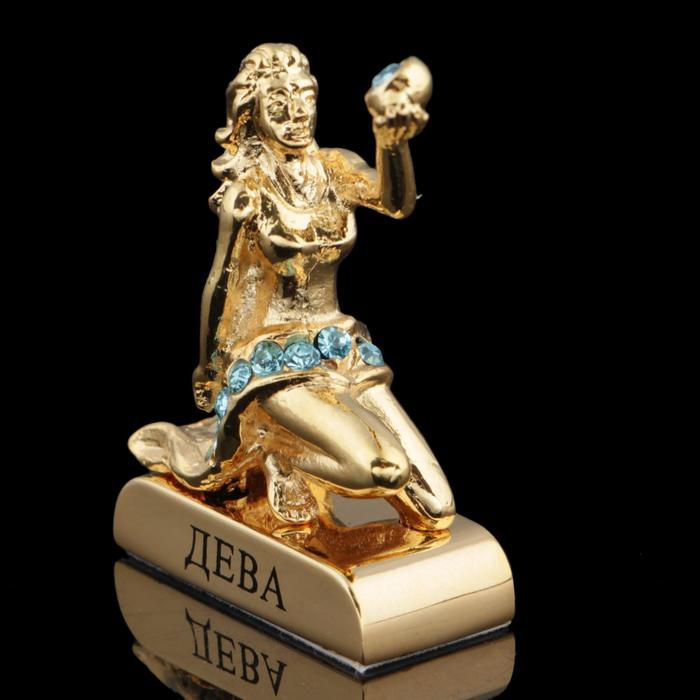 Сувенир знак зодиака &laquo;Дева&raquo;, 5&times;2&times;5 см, с кристаллами
