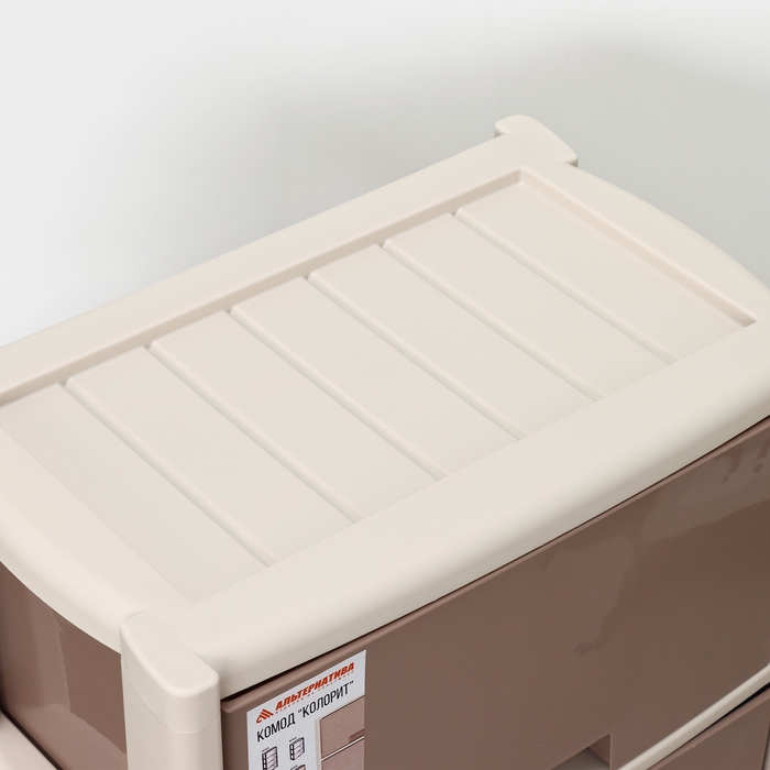 Комод 4-х секционный &laquo;Колорит&raquo;, цвет микс