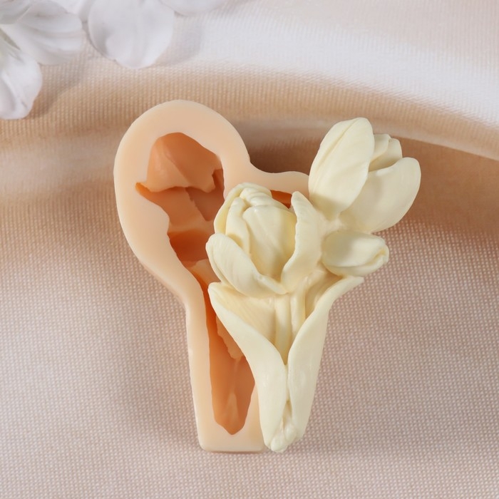 Молд силиконовый Молд силиконовый "Цветок №6" 2,5х5х8 см