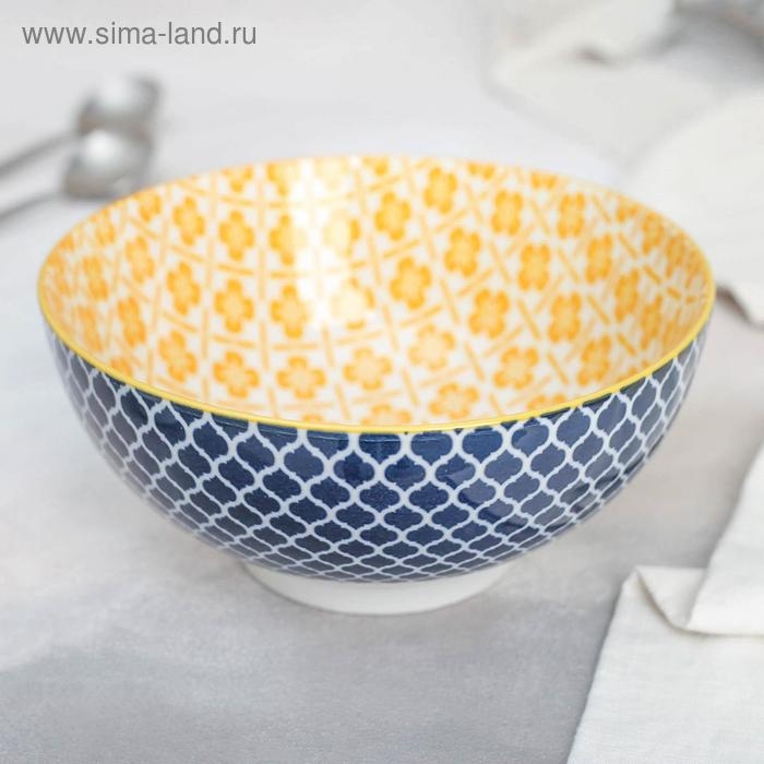 Салатник керамический &laquo;Незабудка&raquo;, 21,5&times;9,5 см