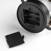 Светодиодная фигура &laquo;Свечка в ёлке&raquo; 15 &times; 32 &times; 11 см, металл, батарейки ААх3 (не в комплекте), свечение тёплое белое