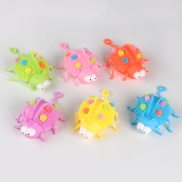 Мяч детский резиновый ёжка световой «Божья коровка», цвета МИКС , в шоубоксе Мяч детский резиновый ёжка световой «Божья коровка», цвета МИКС , в шоубоксе