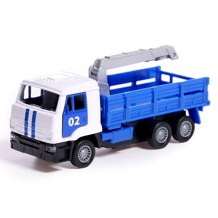 Машина металлическая &laquo;KAMAZ эвакуатор&raquo;, 12 см, открываются двери, подвижные детали, инерция, скорая помощь 7,5 см