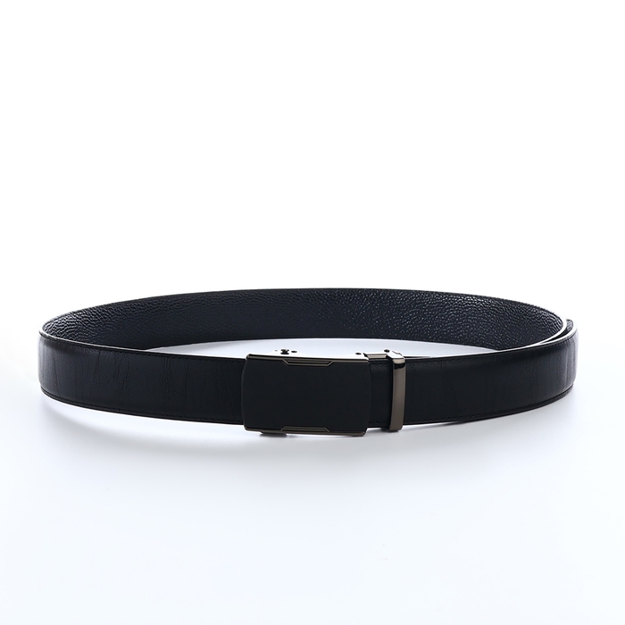 Ремень мужской, ширина 3,6 см, пряжка автомат, цвет чёрный Ремень мужской, ширина 3,6 см, пряжка автомат, цвет чёрный