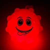 Мяч световой &laquo;Мордочка&raquo; с пищалкой, цвета МИКС