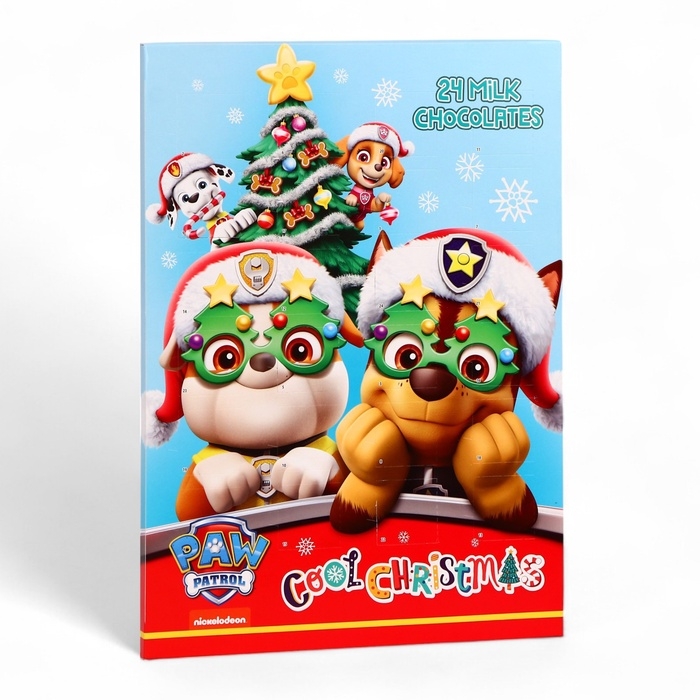 Адвент календарь Адвент календарь "Щенячий патруль", микс, 75 г