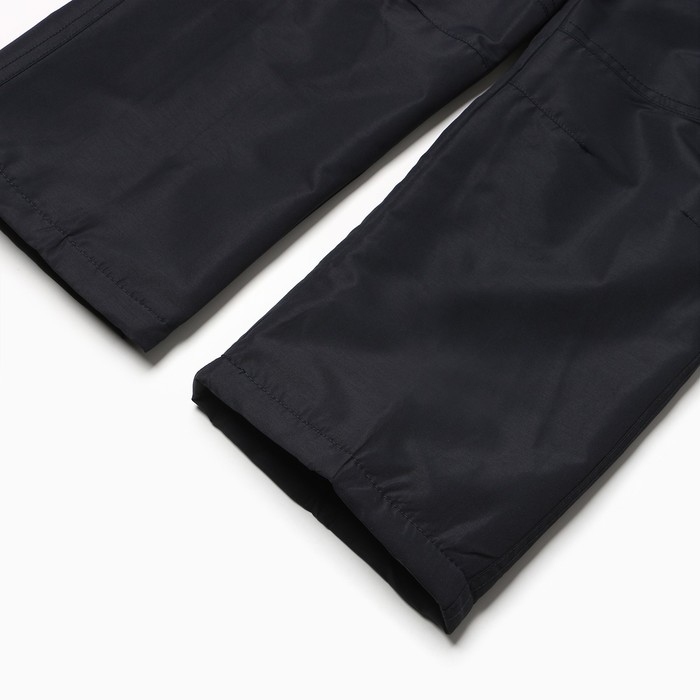 Брюки утеплённые для девочек, цвет тёмно-синий, рост 146 см