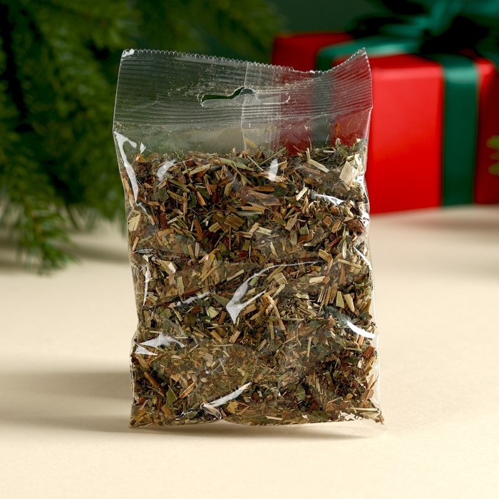 Набор &laquo;Энергии и здоровья&raquo;: травяной чай 20 г. и крем-мед 120 г.