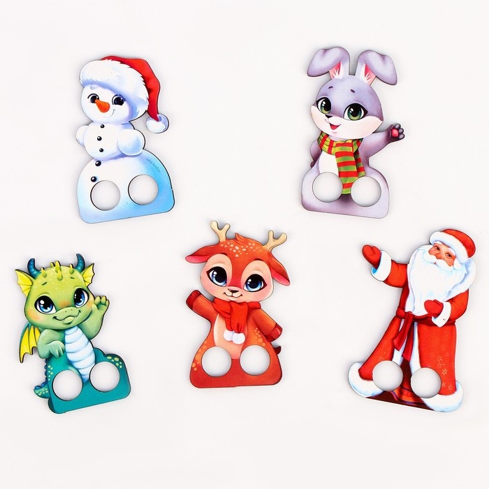 Новый год! Игровой набор. Пальчиковый театр &laquo;Любимые персонажи&raquo;