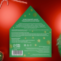 Новогодний подарочный набор косметики &laquo;Два мороза&raquo; для душа и ванны, зеленая серия