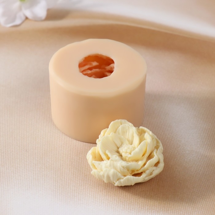 Молд силиконовый Молд силиконовый "Цветок №4" Силикон 3х5х4,5 см