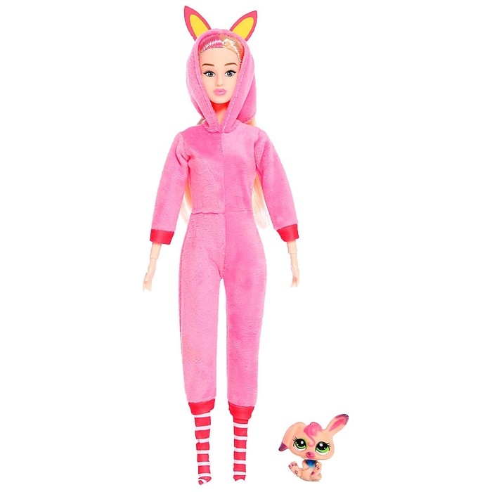 Кукла-модель шарнирная &laquo;Плюшевый стиль: Зайка&raquo;