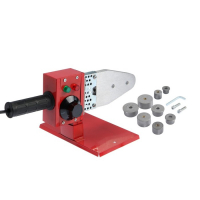 Аппарат для сварки пластиковых труб ЛОМ, 800 Вт, комплект насадок 20 - 40 мм, 50 - 300&deg;