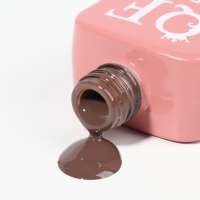 Гель лак для ногтей &laquo;SIMPLE&raquo;, 3-х фазный, 10 мл, LED/UV, цвет коричневый (125)