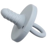 Прорезыватель - пустышка силиконовый, цвет синий/серый, Mum&Baby Прорезыватель - пустышка силиконовый, цвет синий/серый, Mum&Baby