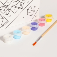 Картина по номерам для детей &laquo;Смелая девочка&raquo;, 21 х 15 см