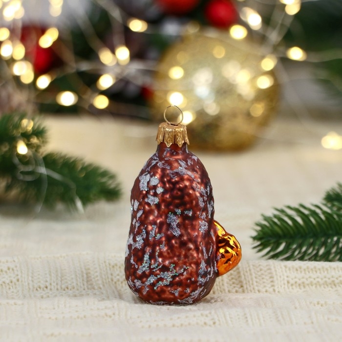 Елочное украшение Елочное украшение "Ёжик", в подарочной упаковке, h-9 см