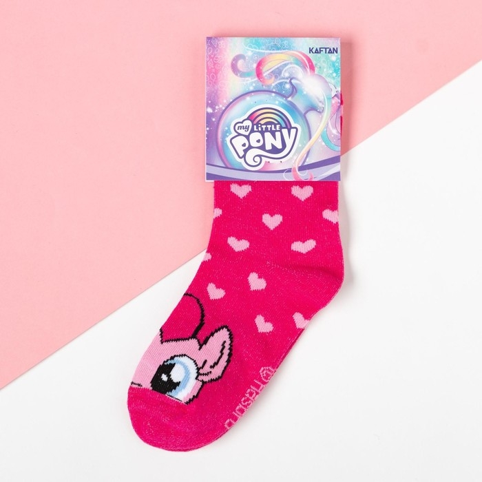 Носки детские &laquo;Пинки Пай&raquo;, Мой маленький пони, 18-20 см