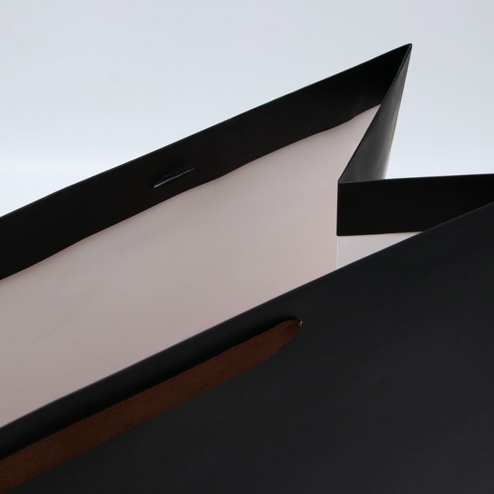 Пакет ламинированный вертикальный "Черный", XXL  46 х 61 х 20 см