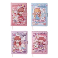 Записная книжка подарочная, А6+,132 листа, цветной блок, с фигурным хлястиком, обложка пвх, "Аниме", МИКС Записная книжка подарочная, А6+,132 листа, цветной блок, с фигурным хлястиком, обложка пвх, "Аниме", МИКС