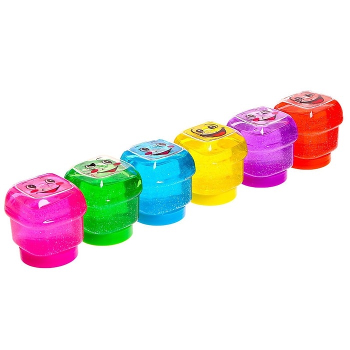 Лизун - слайм &laquo;Улыбка&raquo;, цвета МИКС