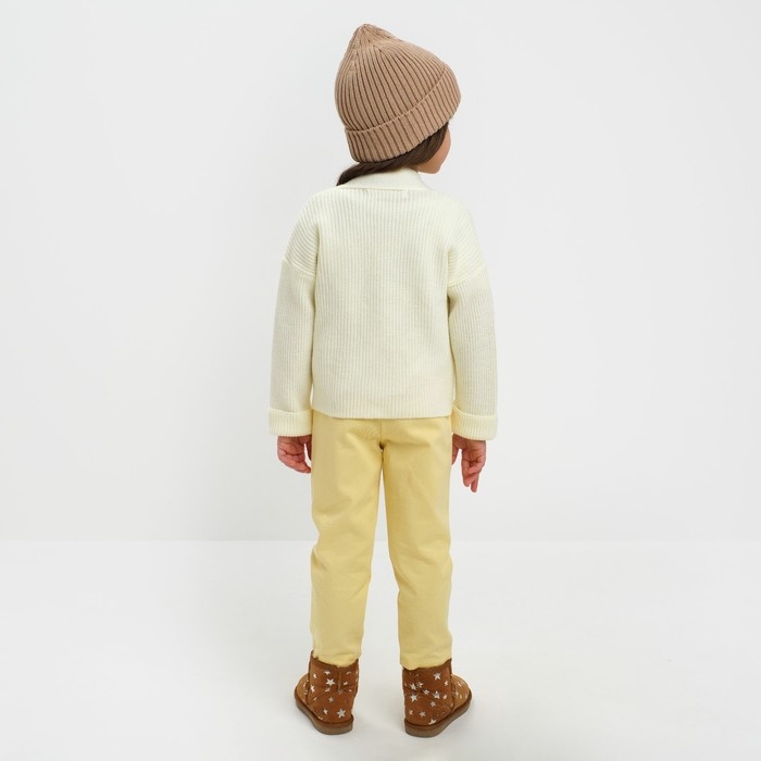 Кардиган детский KAFTAN, р. 32 (110-116 см), молочный