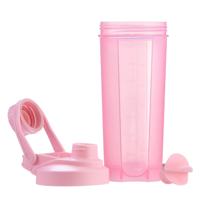 Шейкер, 700 мл, серия: PowerPlus, Шейкер, 700 мл, серия: PowerPlus, "Мастер К", 23.5 х 11 см, розовый