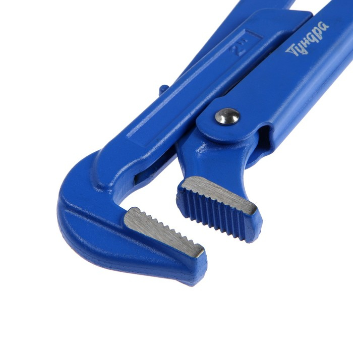 Ключ трубный рычажный ТУНДРА, плоский зажим 90&deg;, раскрытие до 65 мм, №3, 2"