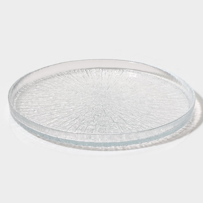 Тарелка стеклянная с бортиком &laquo;Нуук&raquo;, d=21 см