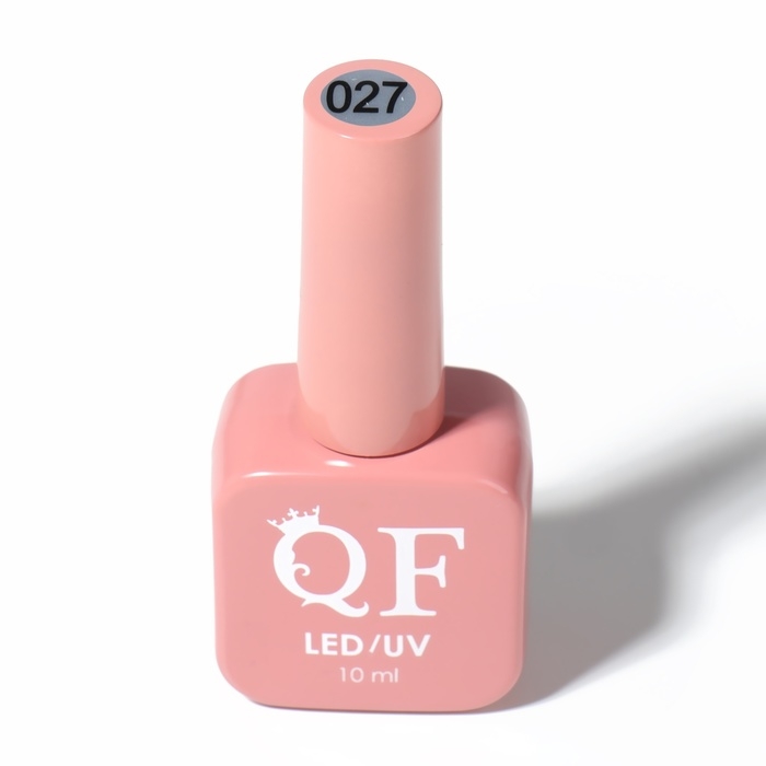 Гель лак для ногтей &laquo;NUDE COLOR GLOW&raquo;, 3-х фазный, 10 мл, LED/UV, цвет розовый (27)