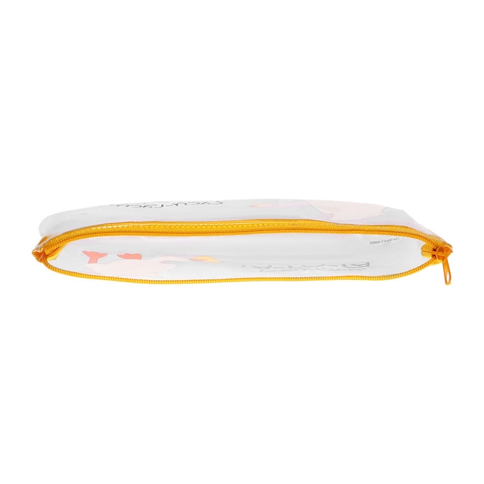 Пенал мягкий, 1 отделение, 95 х 205 мм, плоский, c наполнением 9 предметов, Calligrata "Гуси-гуси", универсальный