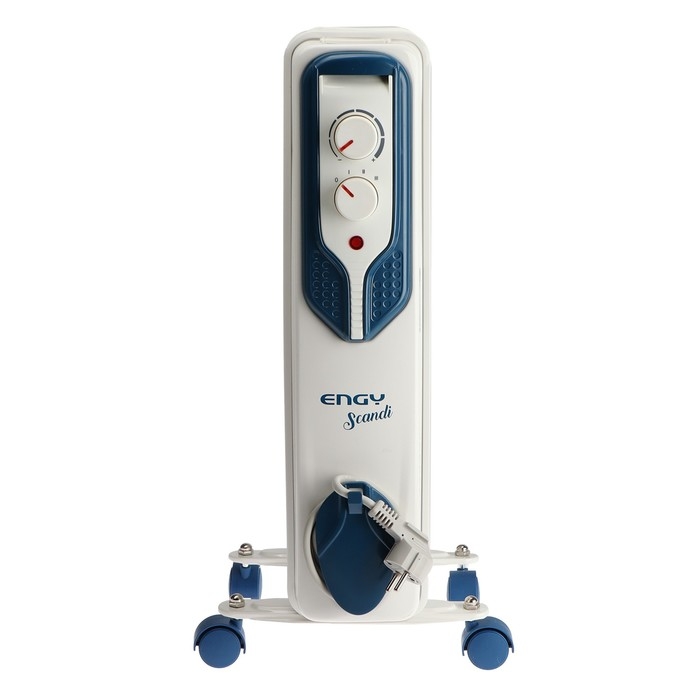Обогреватель ENGY EN-2507, маслянный, 1500 Вт, 20 м&sup2;, 7 секций, белый