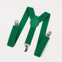 Подтяжки детские &laquo;Выбражулька&raquo;, ширина 2.5 см, бабочка, цвет зелёный