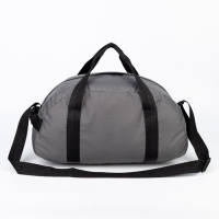 Сумка спортивная на молнии, без подкладки, наружный карман, средний размер, длинный ремень, цвет серый Сумка спортивная на молнии, без подкладки, наружный карман, средний размер, длинный ремень, цвет серый