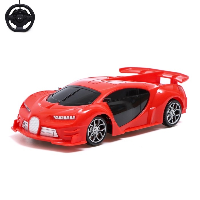 Машина радиоуправляемая &laquo;Купе&raquo;, работает от батареек, цвет красный