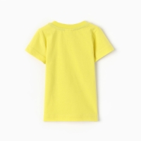 Футболка для мальчика, цвет желтый, рост 86 см