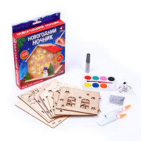 Набор для творчества &laquo;Новогодний ночник из дерева&raquo;