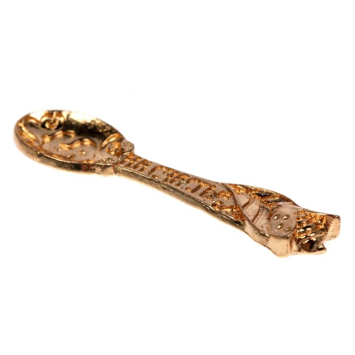 Кошельковый талисман: ложка загребушка «На счастье», 4 х 0,5 см. Кошельковый талисман: ложка загребушка «На счастье», 4 х 0,5 см.