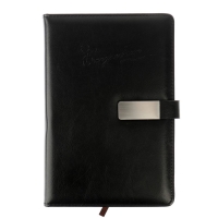 Ежедневник недатированный А5, 140 листов в клетку, с хлястиком, обложка кожзам, МИКС