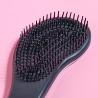 Расчёска массажная &laquo;Магия&raquo;, 5,5 &times; 14,5 см, цвет МИКС